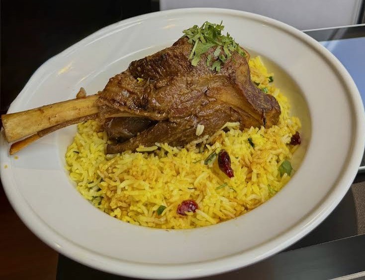 Lamb and rice